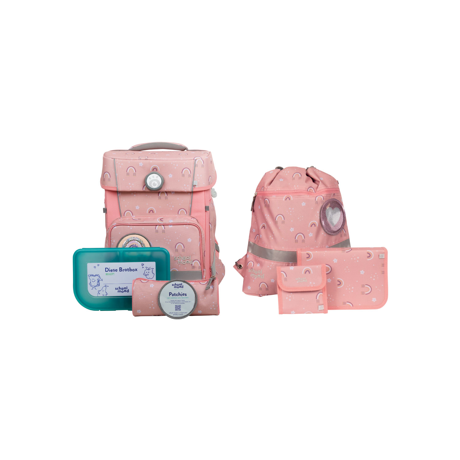 Champion Maxx Rainbow (Nordic Collection) 7-tlg. Schulranzenset