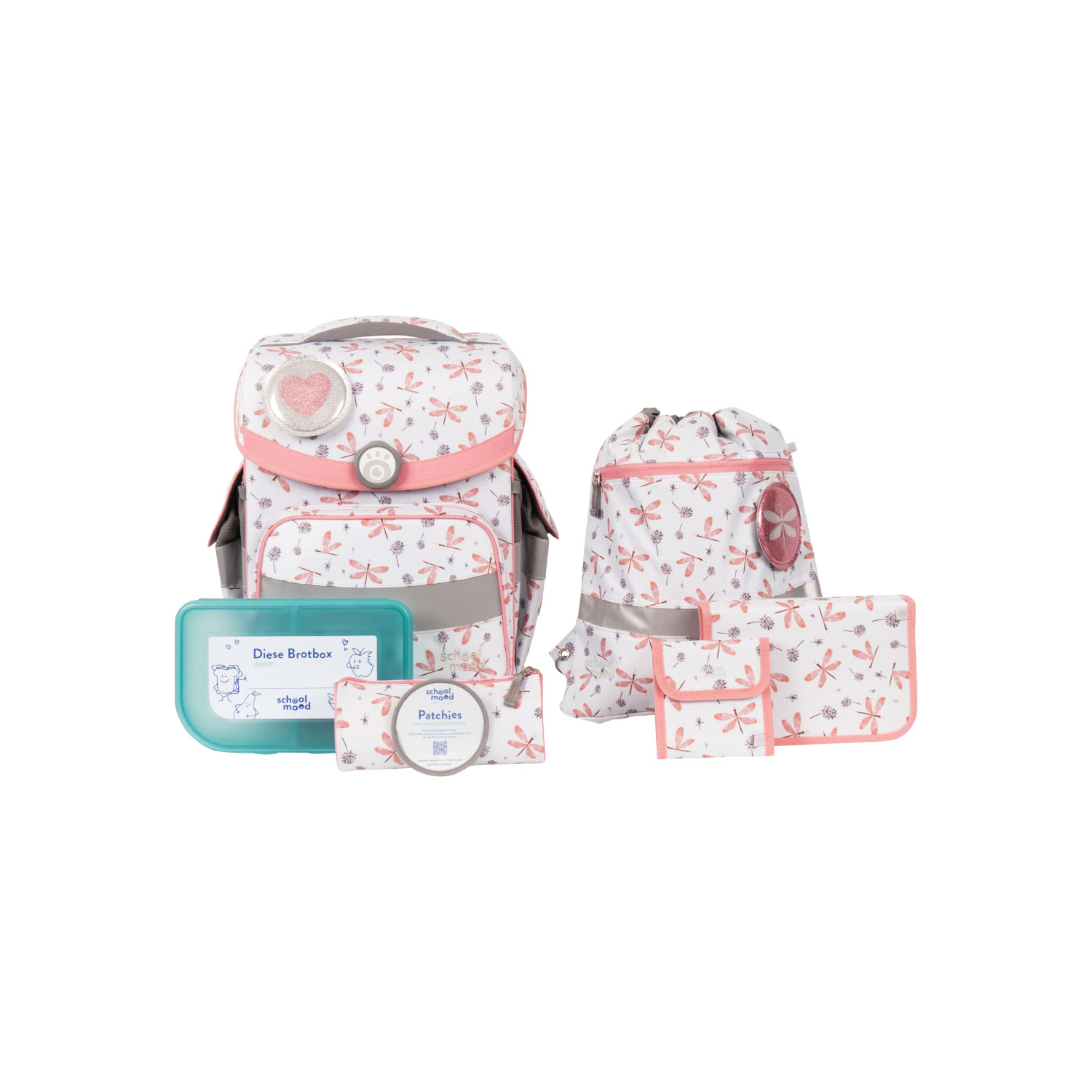 Timeless Dragonfly (Nordic Collection), 7-tlg Timeless Dragonfly (Nordic Collection),  7-tlg. Schulranzenset